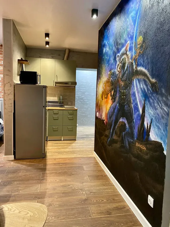 Квартира с шикарным видом Dombay_flats "Енот"