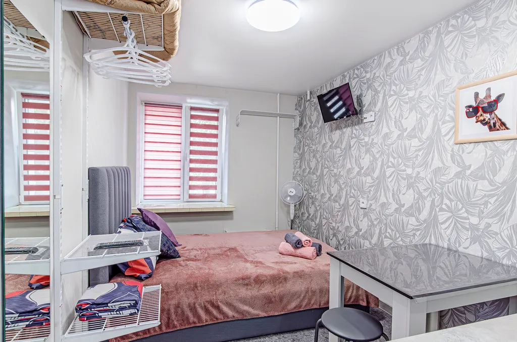 Квартира-студия с ванной в центре города