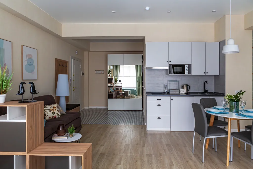 Квартира Квартира Студия malina shtolz comfort — Светлогорск