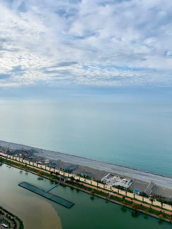 Alliance Palace, вид на закат, море и поющие фонтаны