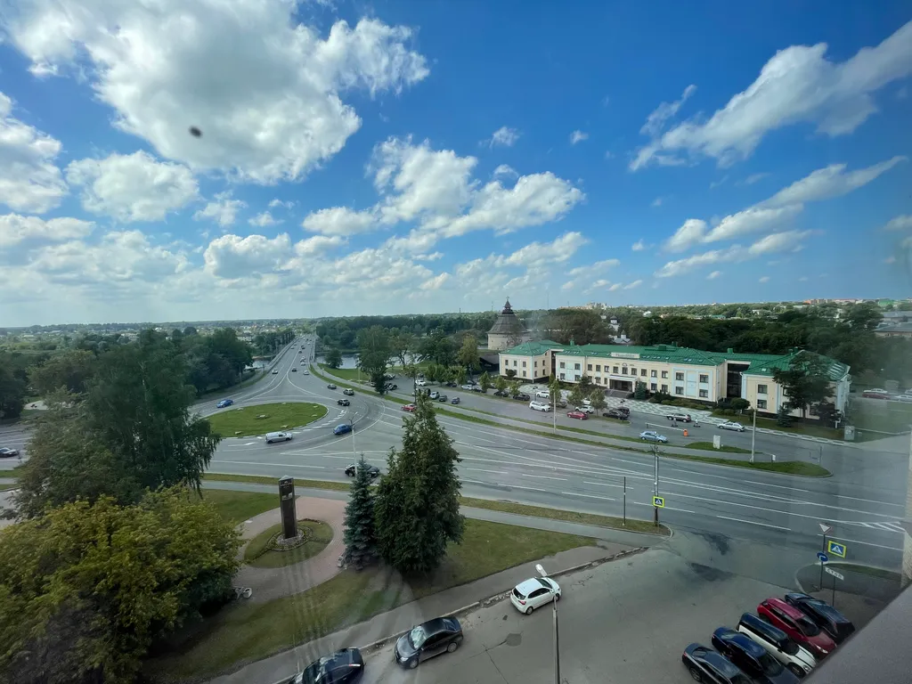 Студия в центре с видом на реку