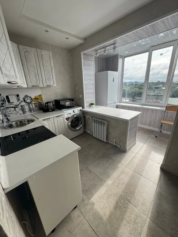 Уютная однокомнатная квартира с шикарным видом на вулкан и озеро