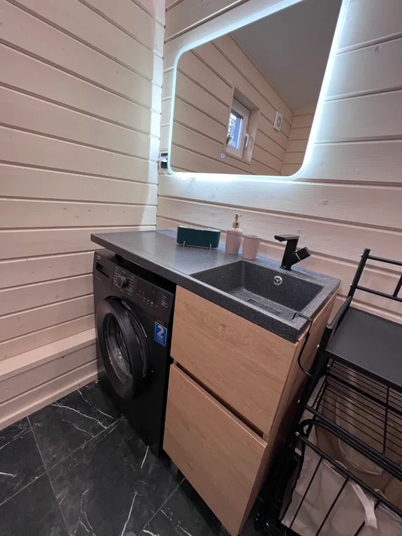 Семейный коттедж с эко-тропой до Игоры (синий Balance)