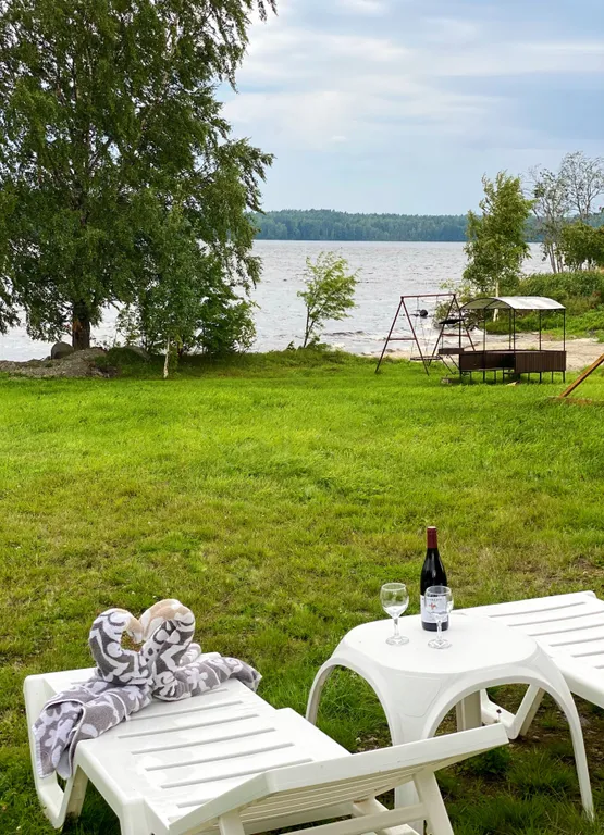 Уютный дом на берегу озера "Прозрачный берег №2"