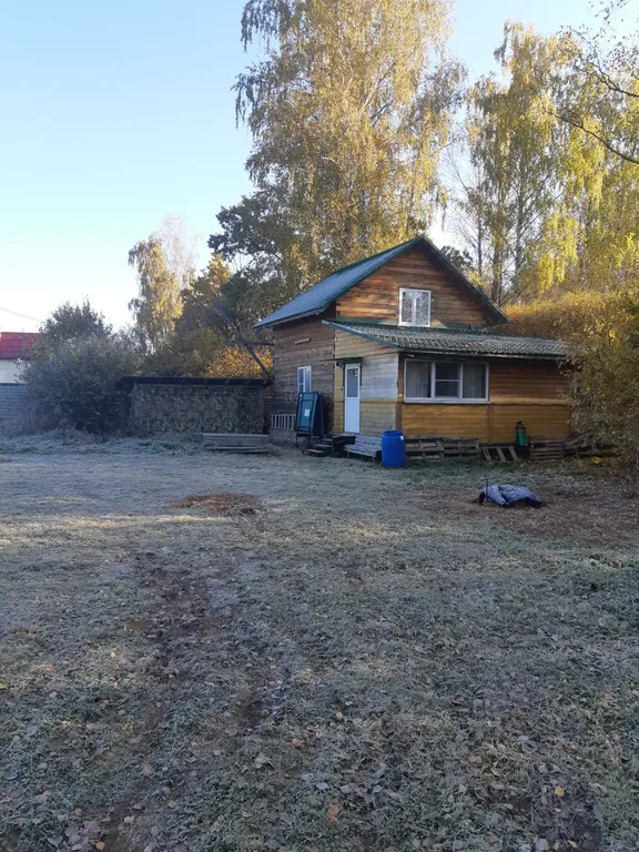 Дом-баня на дровах в деревне