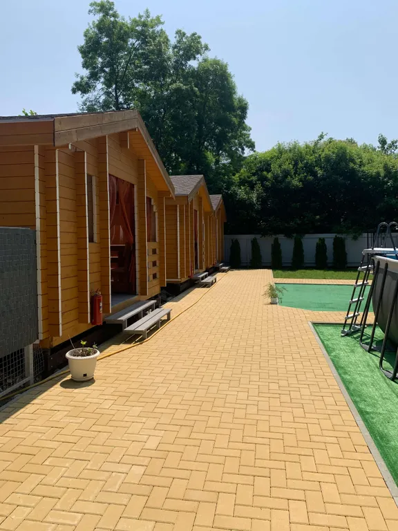 Дом с русской баней, банным чаном, бассейном