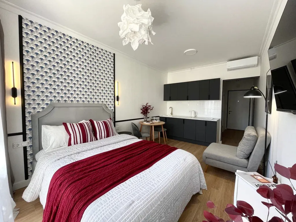 Квартира Квартира Стильная Студия Апарт-Комфорт Cherry в Новом ЖК Сердце Ярославля — Ярославль