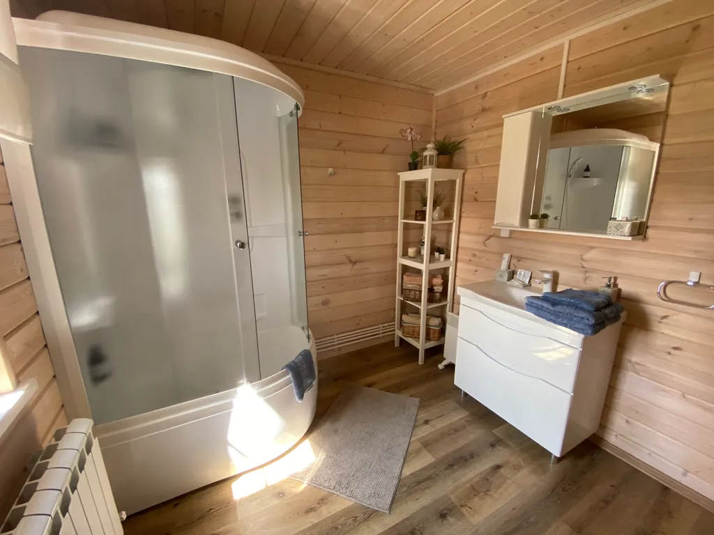 Коттедж с сауной и зоной BBQ