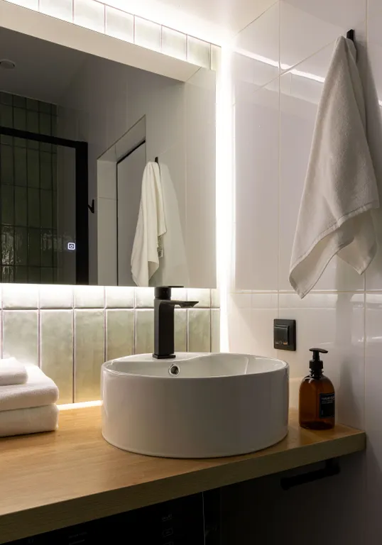 Апартамент Зеркальный в Курортном районе в доме с бассейном и сауной