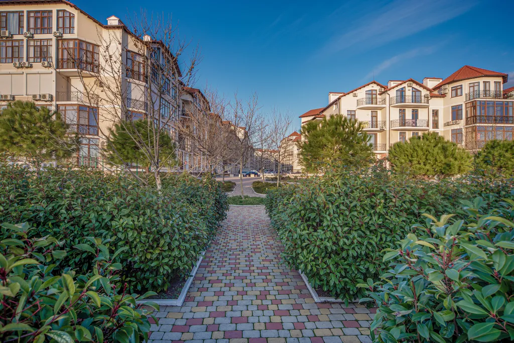 Квартира Уютная с балконом квартира в стиле Прованс в ЖК Черноморский2 — Геленджик