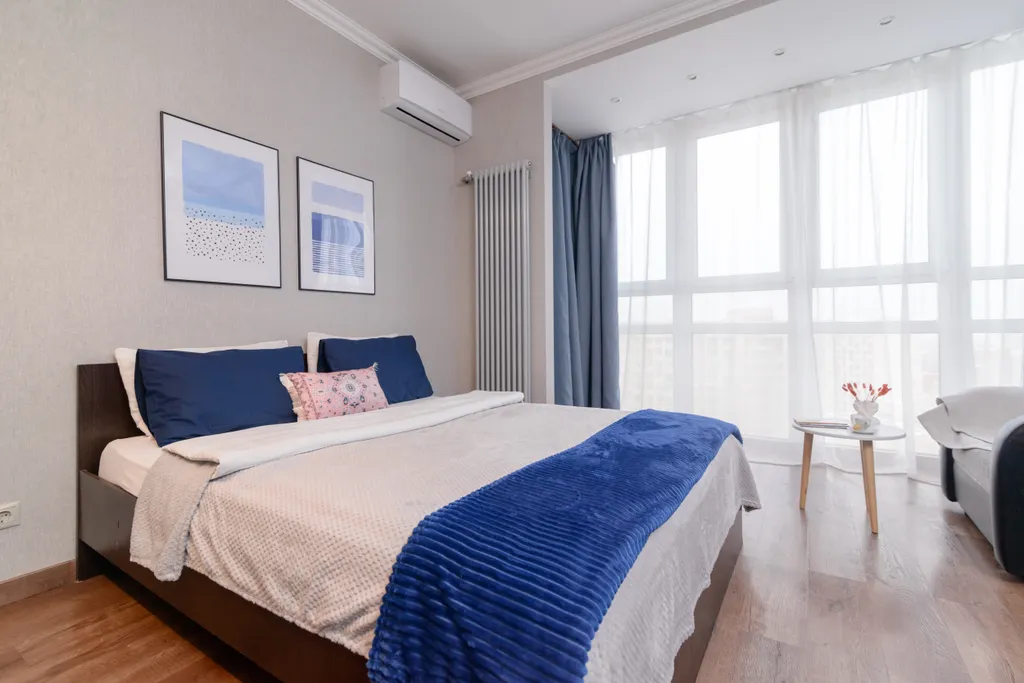 Уютная квартира с панорамными окнами