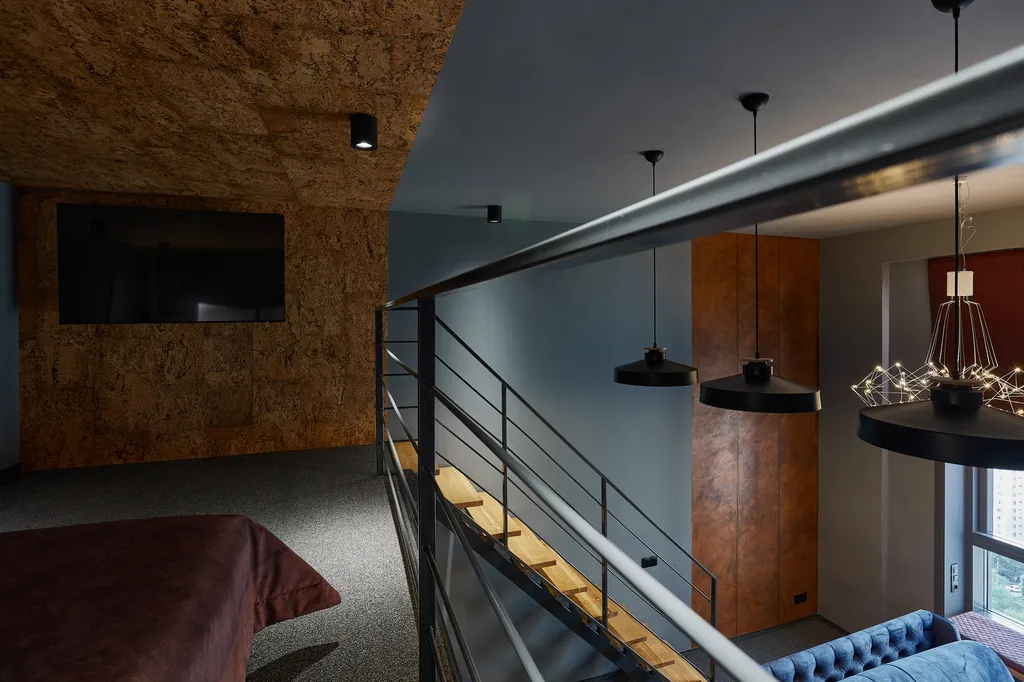 Квартира Квартира Современный двухуровневый лофт с потрясающим видом на Парк и Москву — Москва