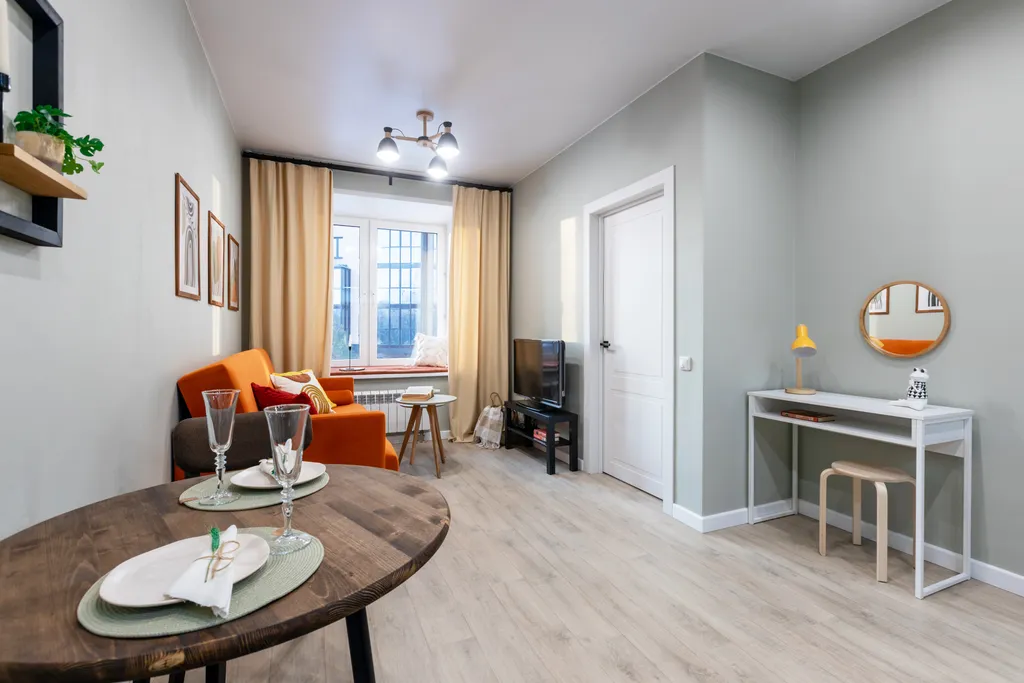 Квартира Уютная евро 2-комнатная квартира в современном жилом комплексе — Красноярск