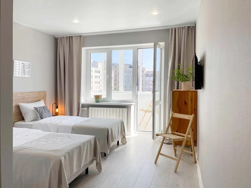 Квартира Квартира с размещением до 4 гостей в тихом районе Великого Новгорода — Великий Новгород