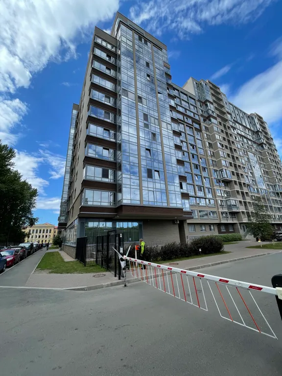 Современная студия в ЖК Георг Ландрин в 5 минутах пешком от метро Лесная