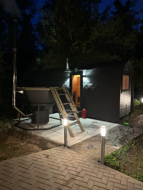 Дом с баней и чаном