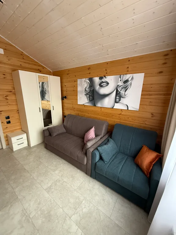 Одноэтажный двухкомнатный дом БарнХаус в черте города