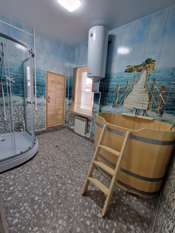 Дом с баней на дровах