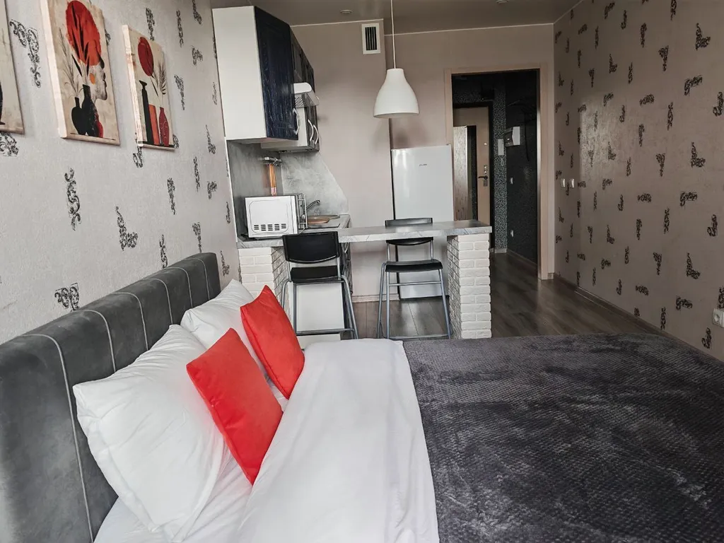 Уютная студия с красивым видом