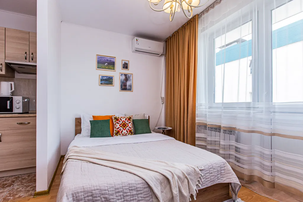 Квартира в ЖК Бастау с красивым видом на горы