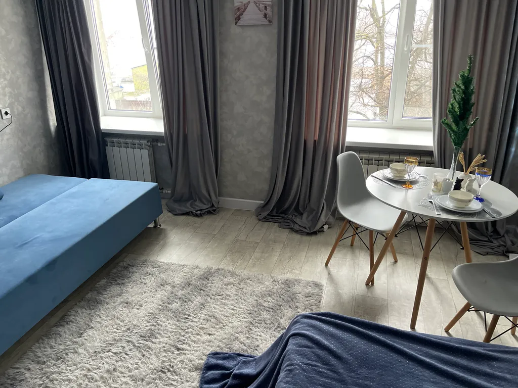 Студия с видом на реку и город в 5 минутах от центра города