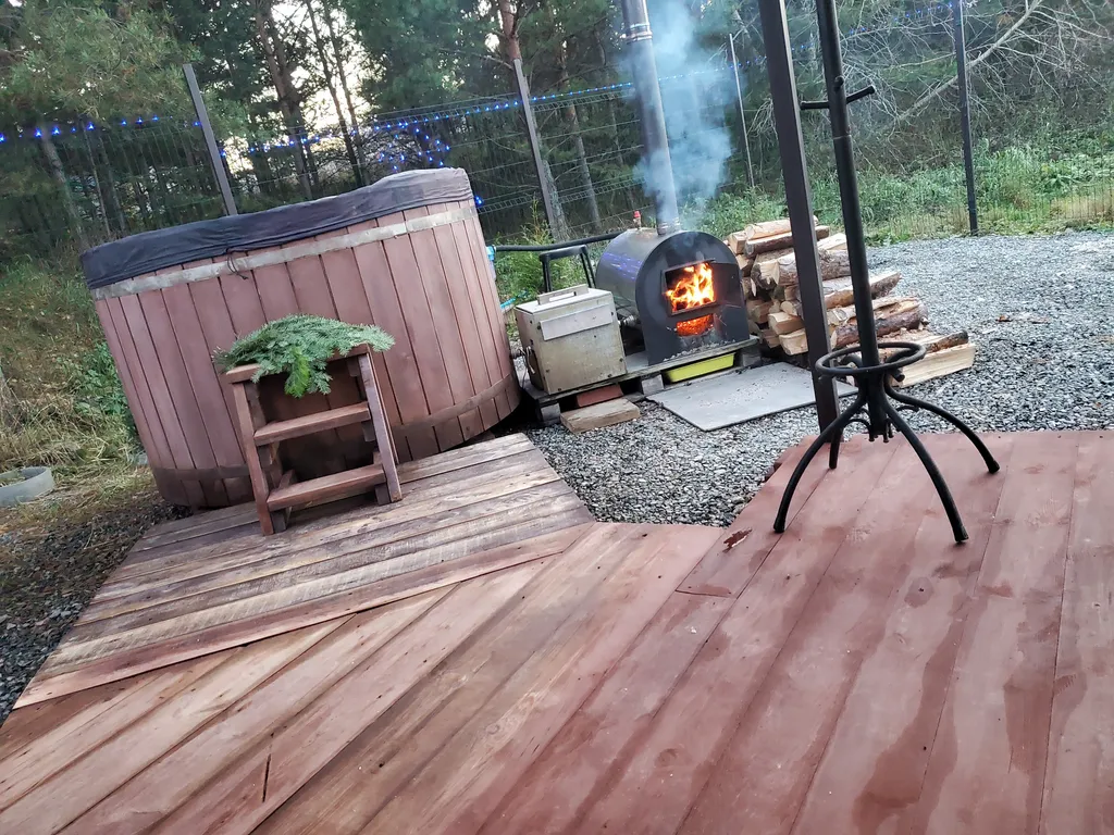 Уютный дом с баней и банным чаном - купелью