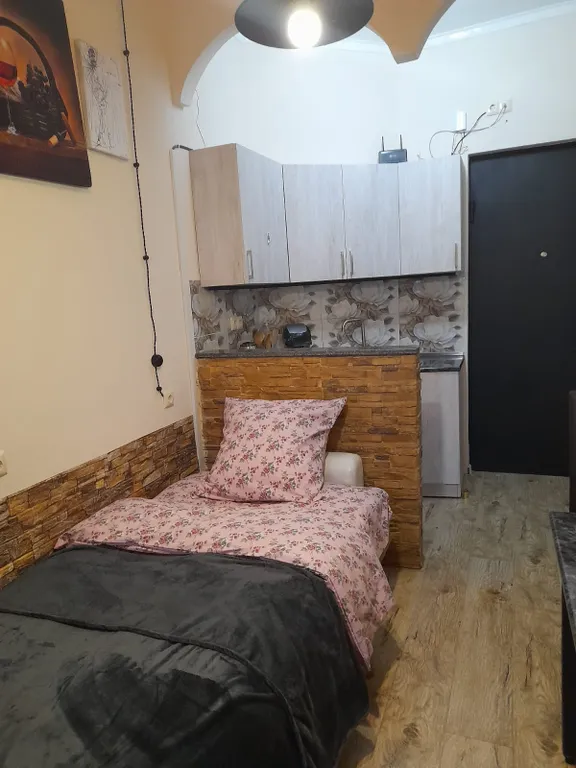 Уютная квартира у моря с видом с балкона на достопримечательности, ели и город