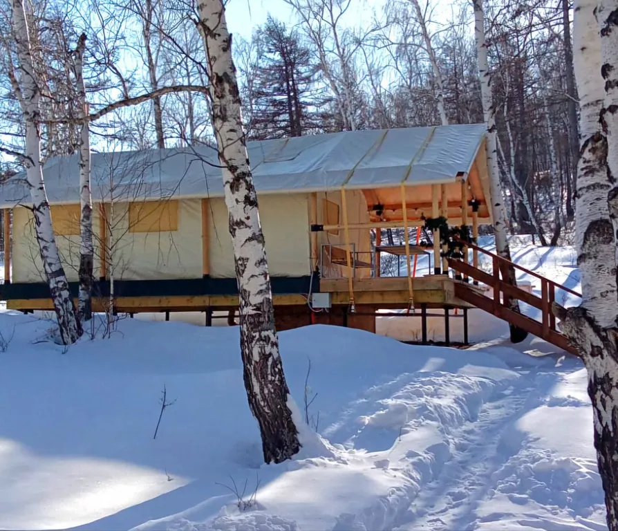 Уютное шале на природе в экопарке