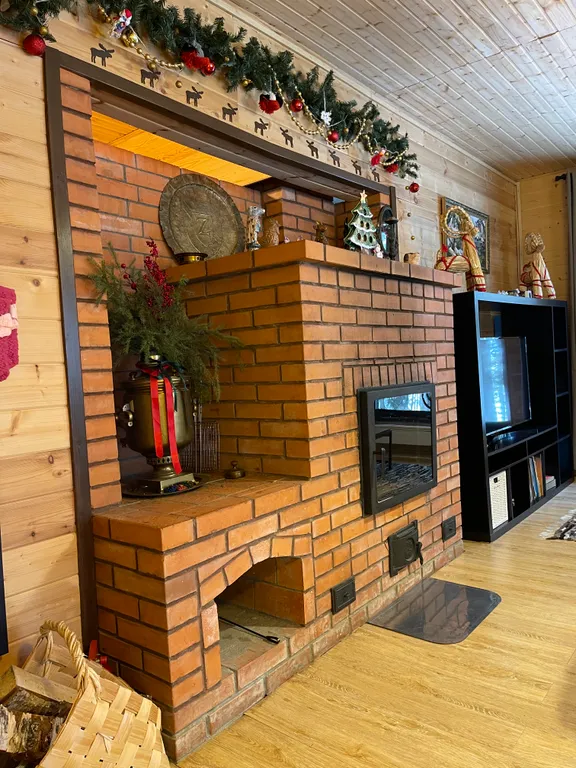 Карельская Дача Уютное шале с камином в сосновом бору, берег Сямозера