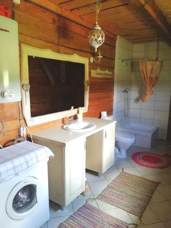 Домик-музей в Беловежской Пуще Беловежская светлица с печью и огнем