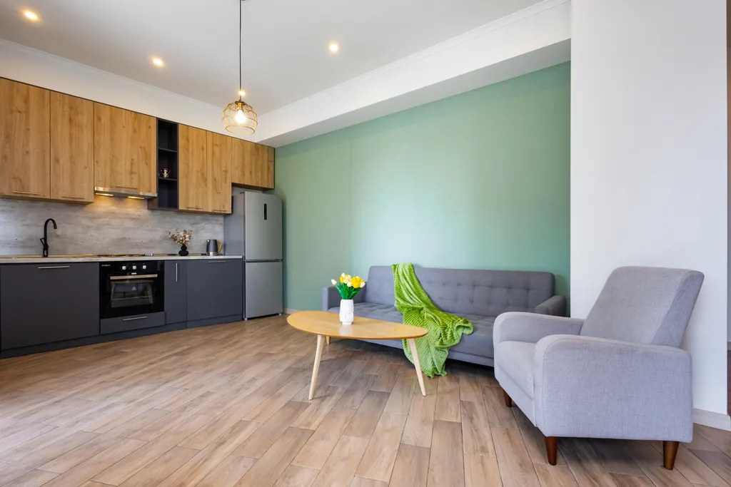 Красивая квартира в видом на город