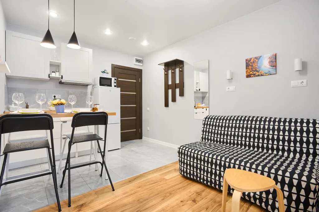 Улучшенный апартамент с балконом в ЖК Полтавский № 180Б