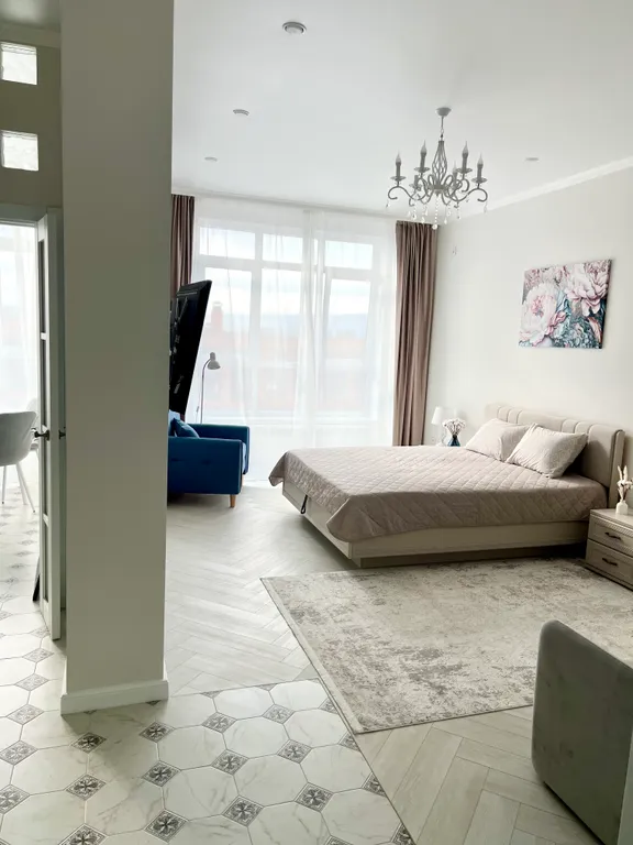 Уютные апартаменты в жилом комплексе комфорт-класса с видом на горы