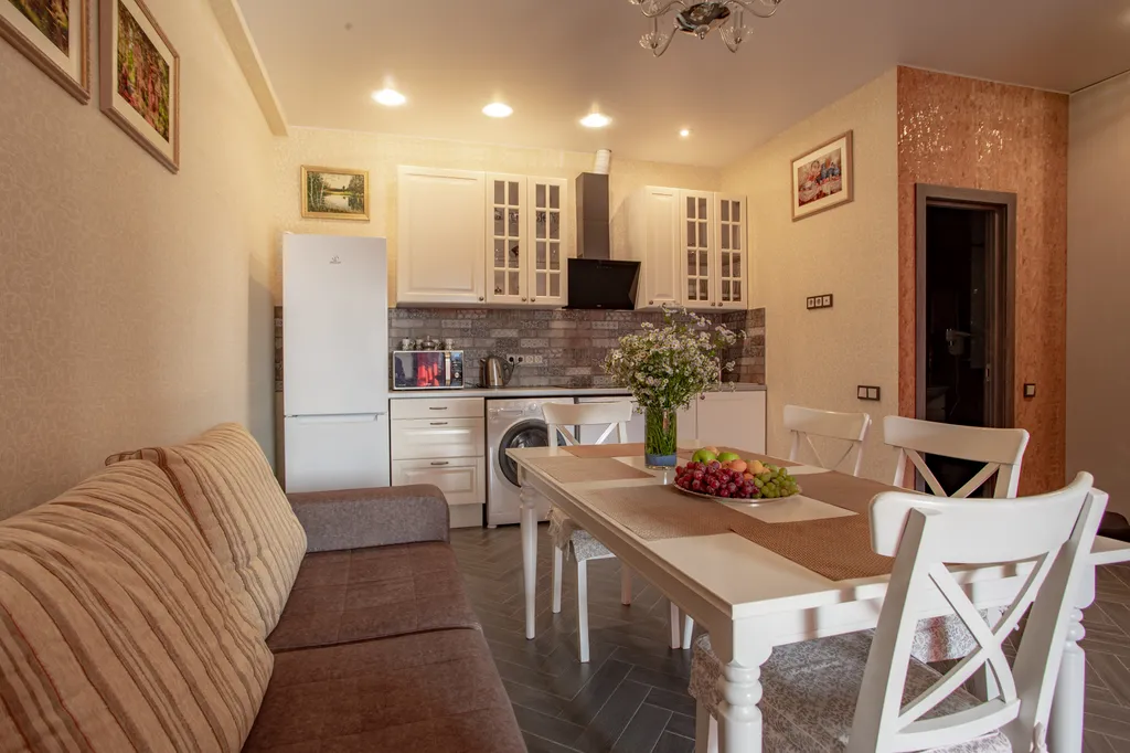 Апартамент с балконом и видом на горы №6