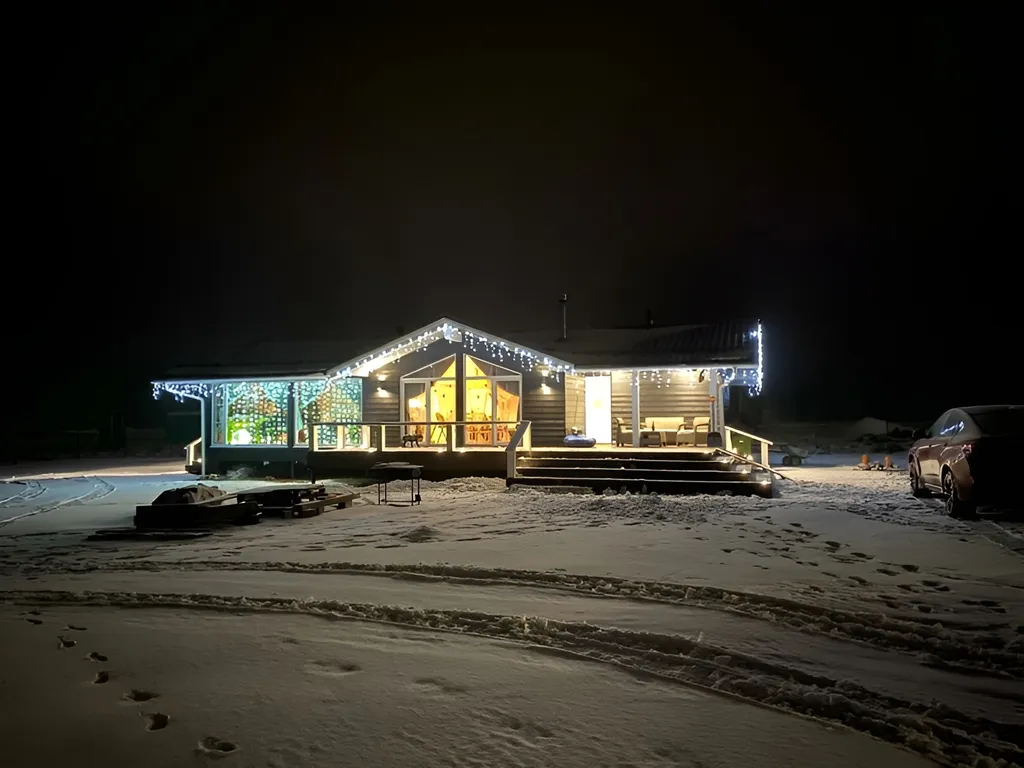 Новый коттедж на берегу ладожских шхер