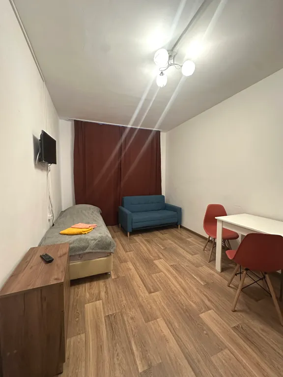 Студия со свежим ремонтом