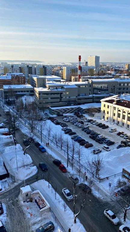 Уютная двухкомнатная квартира с панорамным видом на центр города