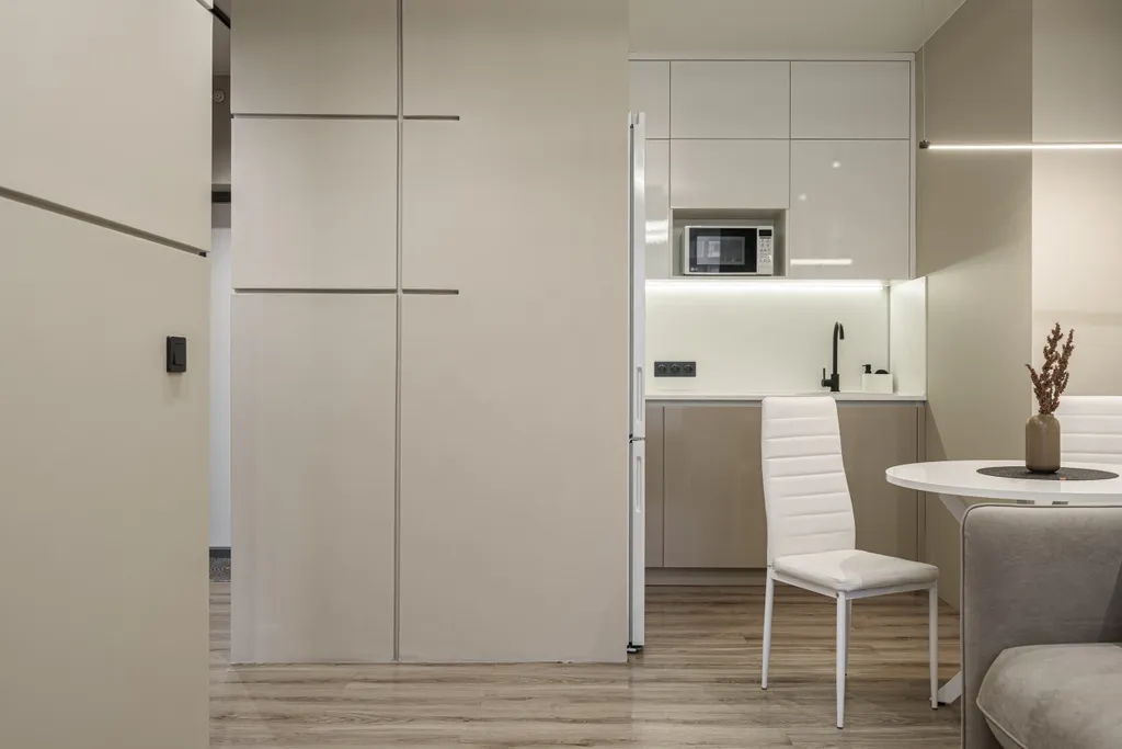 Лаконичная квартира Бурбон в ЖК Притяжение