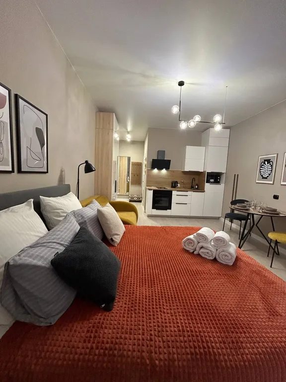 Квартира Стильная студия в ЖК бизнес-класса Босфор — аренда посуточно в Новороссийск