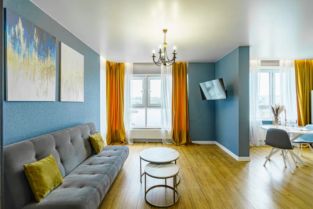 Апартаменты с панорамным видом на Набережную реки