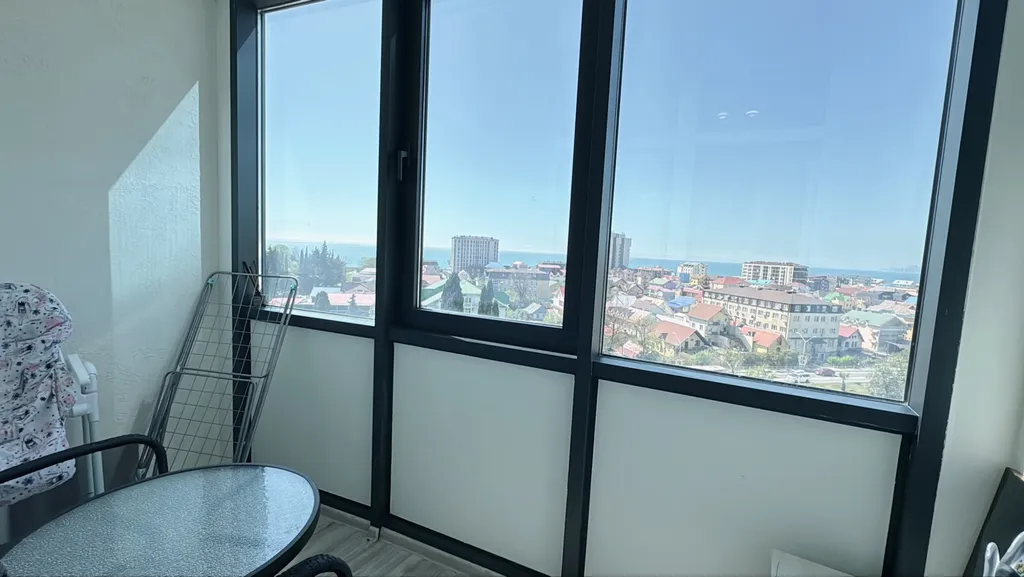 Квартира Квартира Уютая с видом на море, с балконом, бассейном на территории ЖК — Адлер