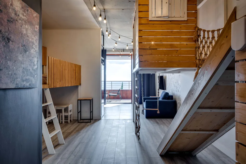 Лофт с детской зоной