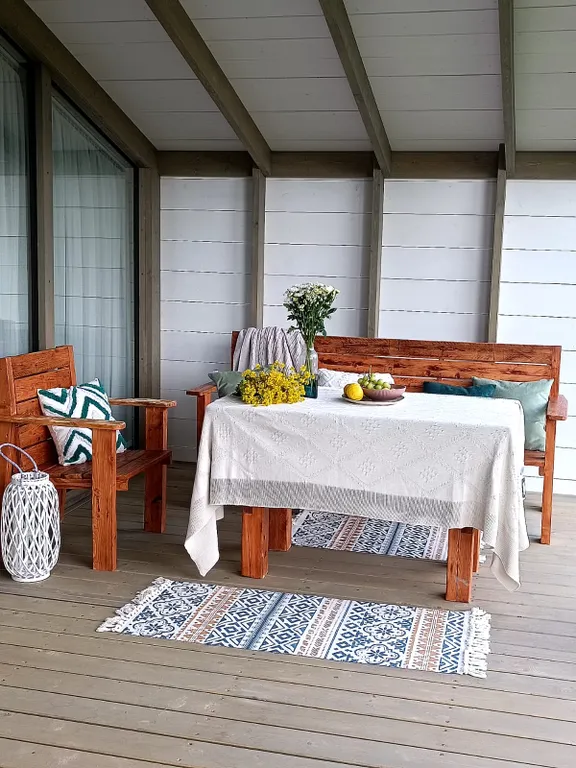 Коттедж Дом с панорамными окнами и печью для семейного отдыха, отдыха с детьми — Семеновское