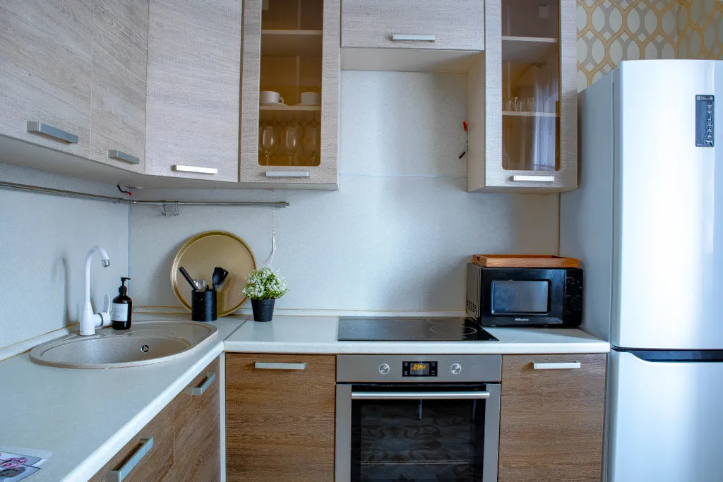 Квартира с красивым зеркалом