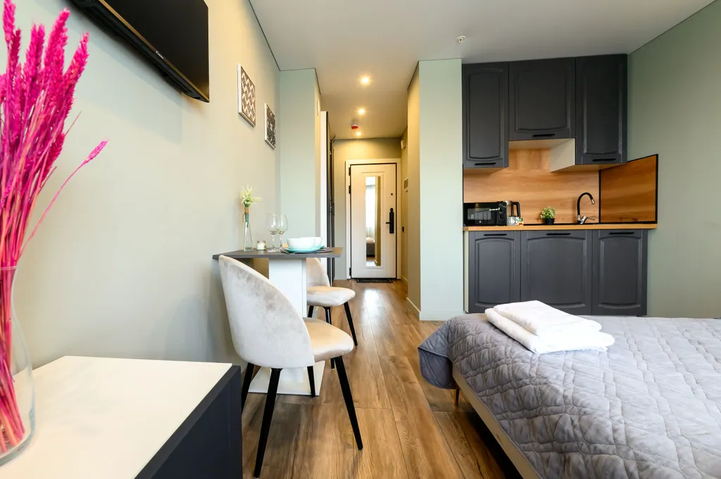 Квартира Квартира Дизайнерская студия у метро — Москва