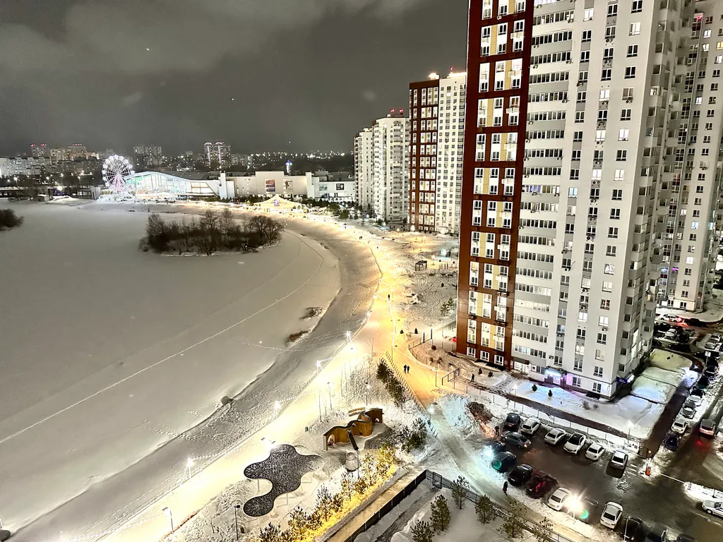 Уютная 1-комнатная квартира с видом на набережную и реку Свияга