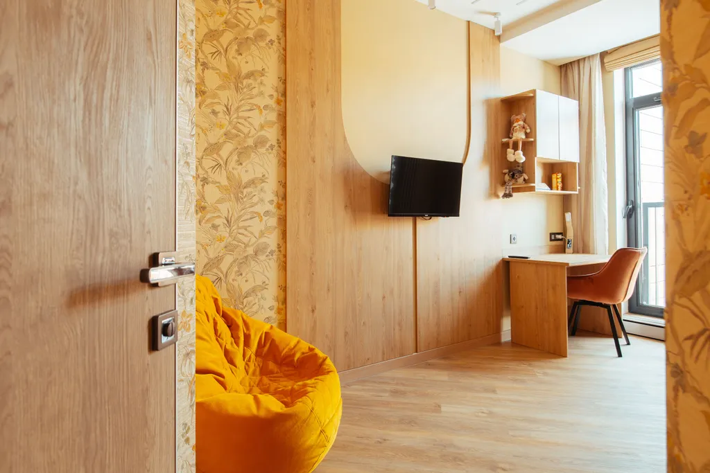 Апартаменты Охтапартлюкс с сауной и камином с 2-мя спальнями