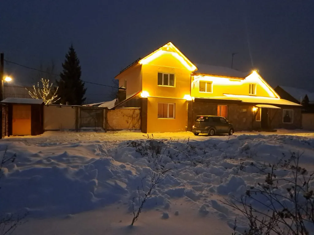 Дом Благодать в черте города с камином и баней на дровах