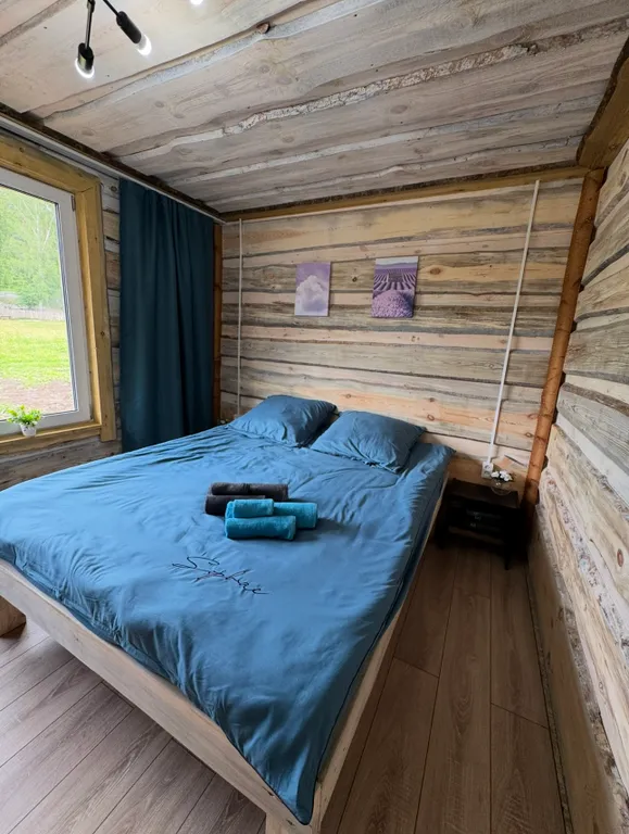 Дом с баней в лесу