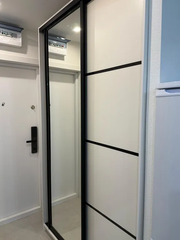 Студия с дизайнерским ремонтом